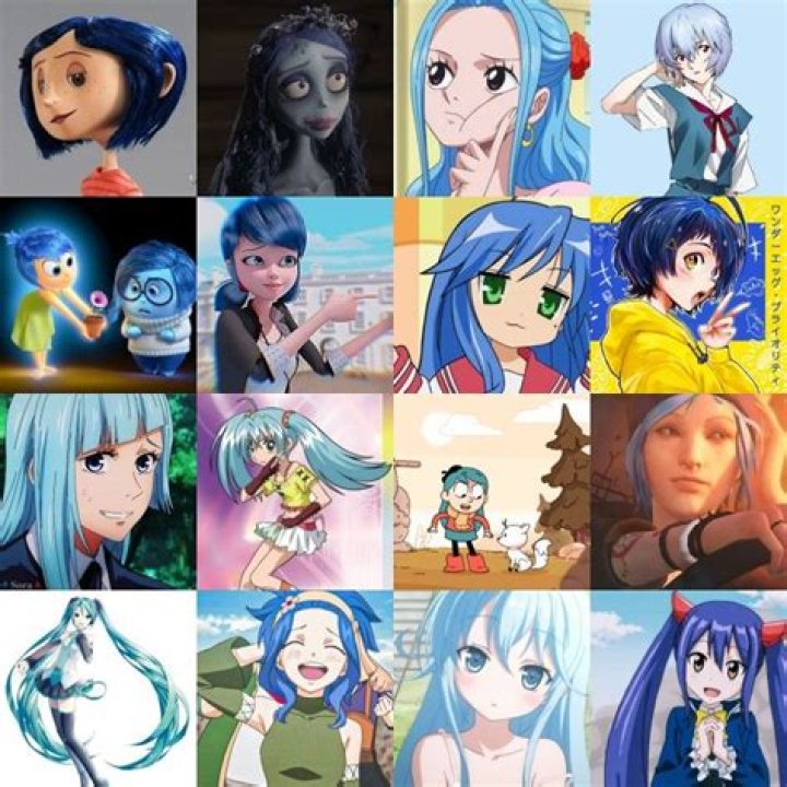 13 Memorable Blue Haired Cartoon Characters 