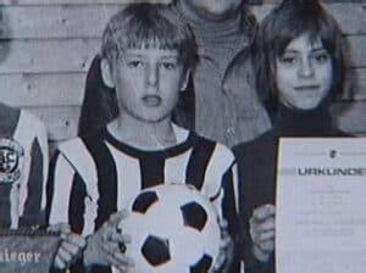 A very young J&uuml;rgen Klinsmann