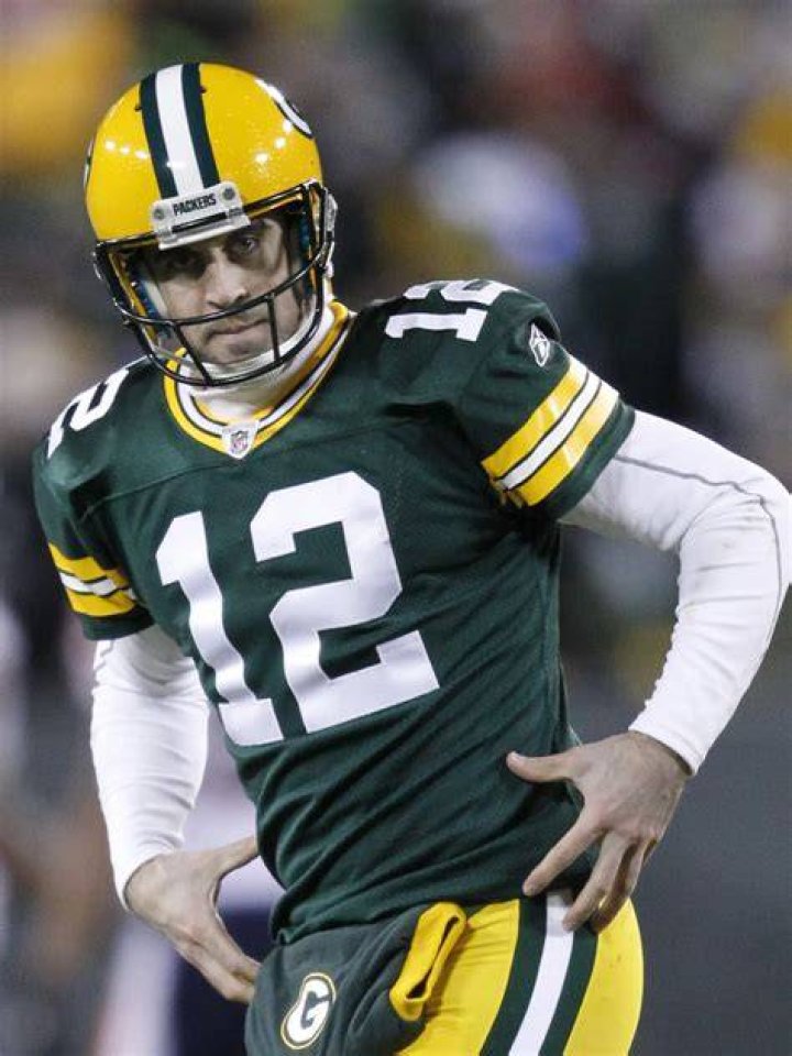 Aaron Rodgers Performing The Championship Belt Celebration