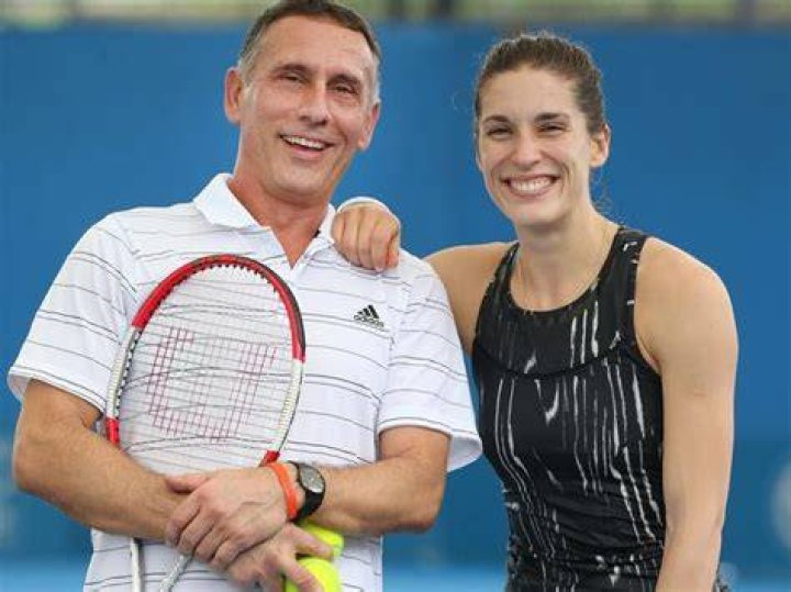 Andrea Petkovic With Her Father