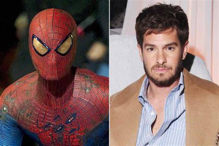 Andrew Garfield as Spider-Man.
