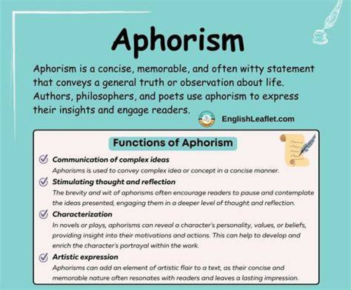 Aphorism