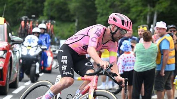 Ben Healy Celebrating