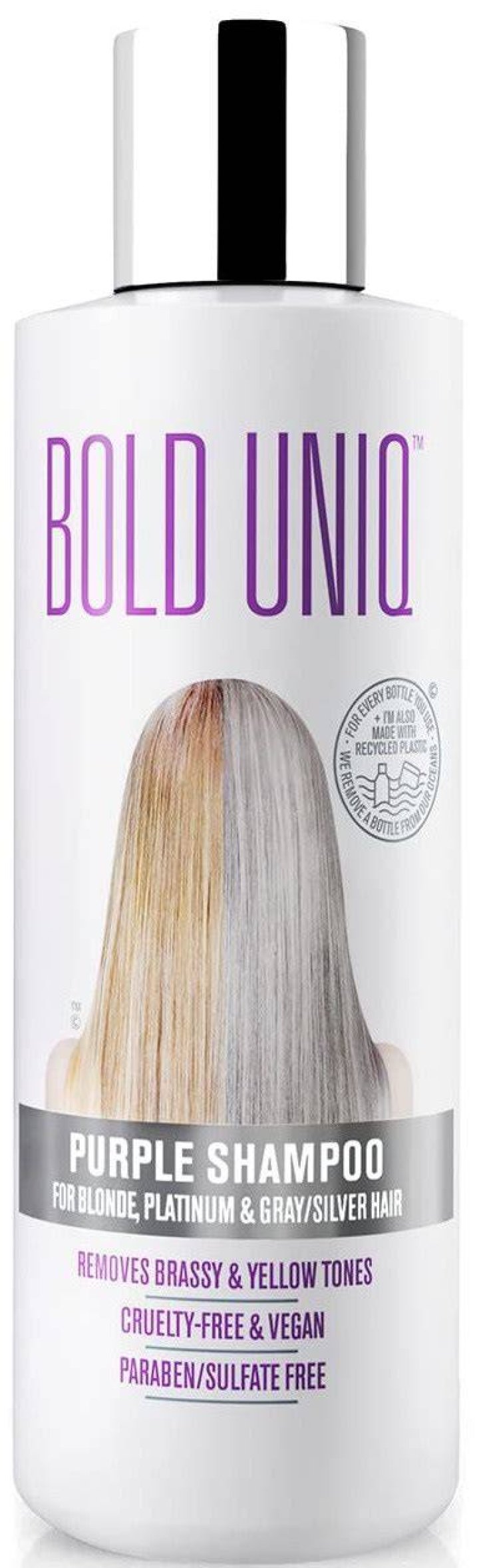 BOLD UNIQ PURPLE SHAMPOO For Bleached Hair