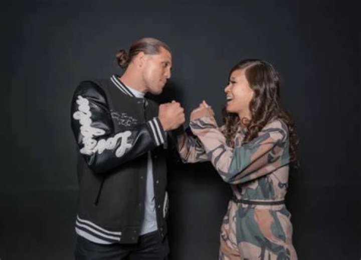 Brian Ortega with his Girlfriend, Tracy Cortez