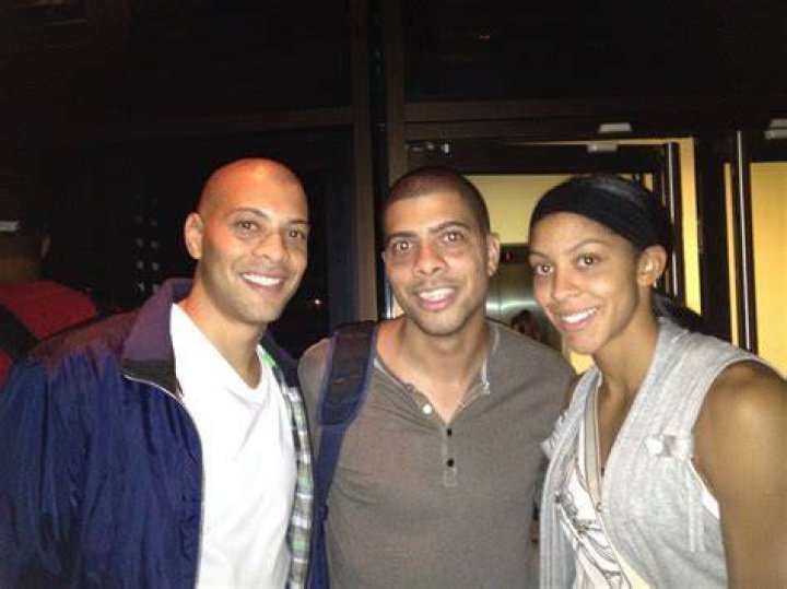 Candace Parker Brother Anthony Parker Pictured With His Wife And Their Two Sons