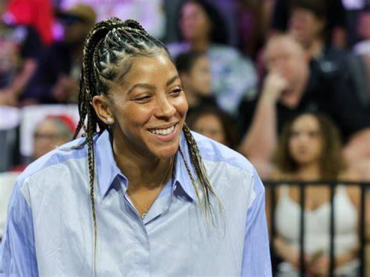 Candace Parker Walks Down The Aisle With Her Father Larry 