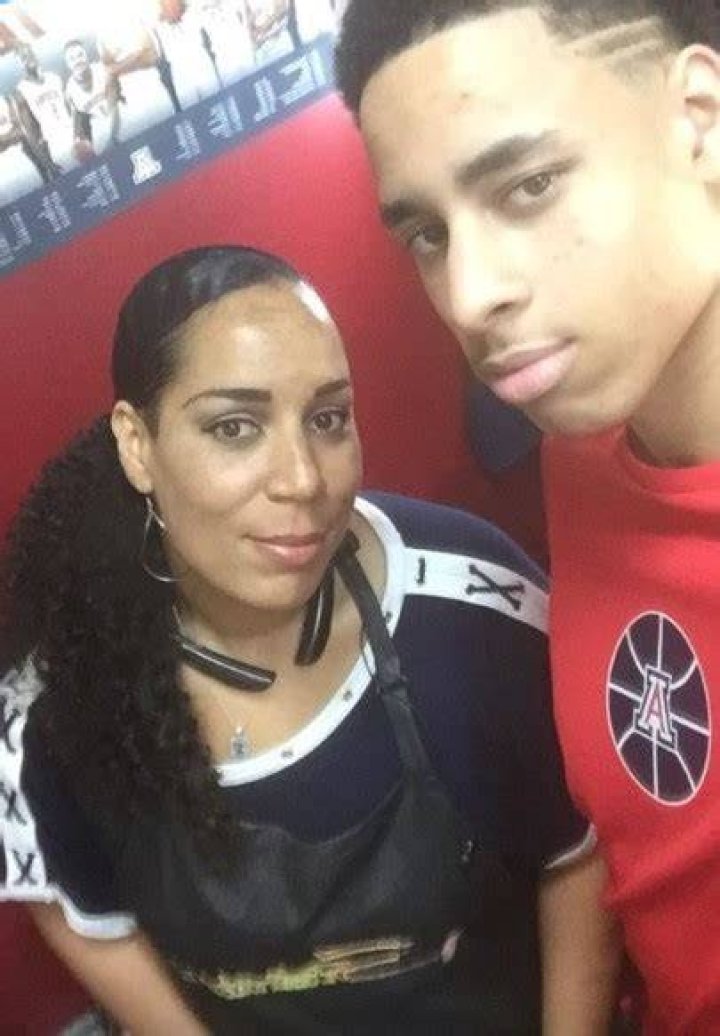 Chance Comanche With His Mother Melissa