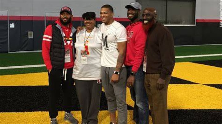 DJ Moore With His Mother