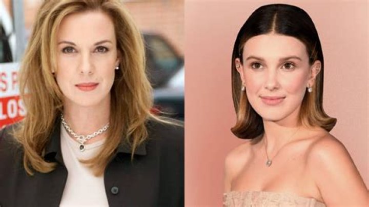 Elizabeth Perkins And Millie Bobby Brown