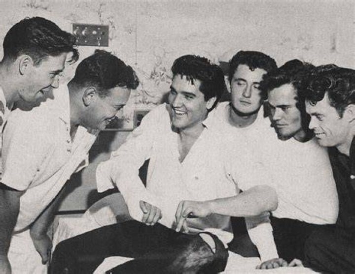Elvis and his friends