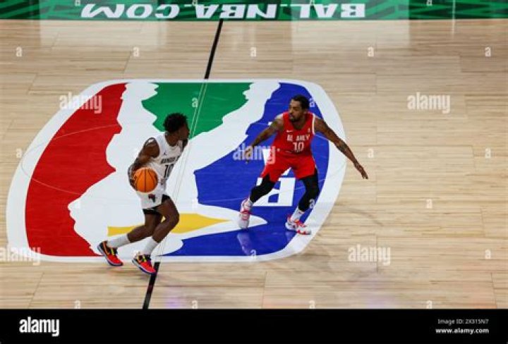 Emeka on the court
