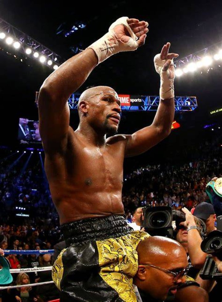 Floyd Mayweather Jr. & His Father Floyd Mayweather, Sr.