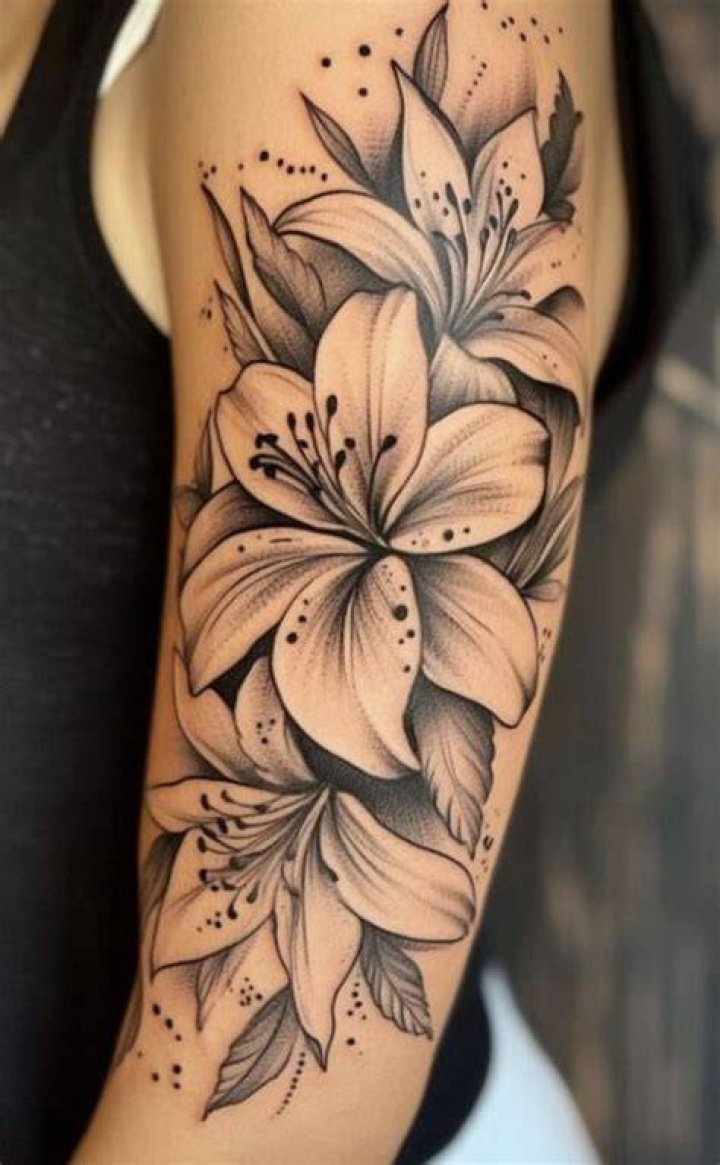 forearm lily tattoos tattooist_suf