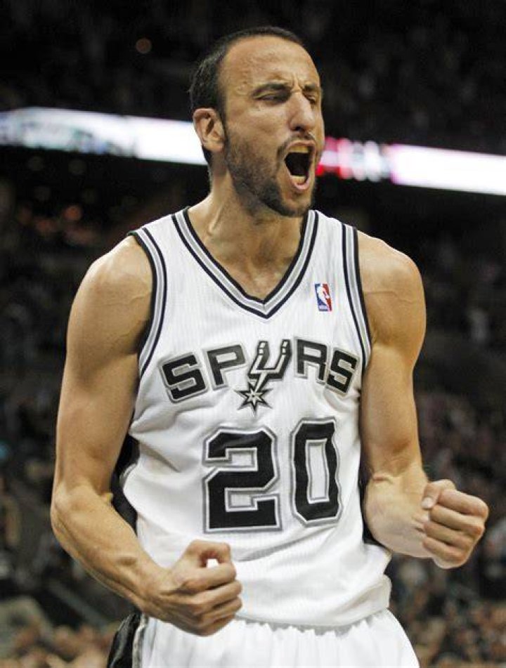 Ginobili in white jersey