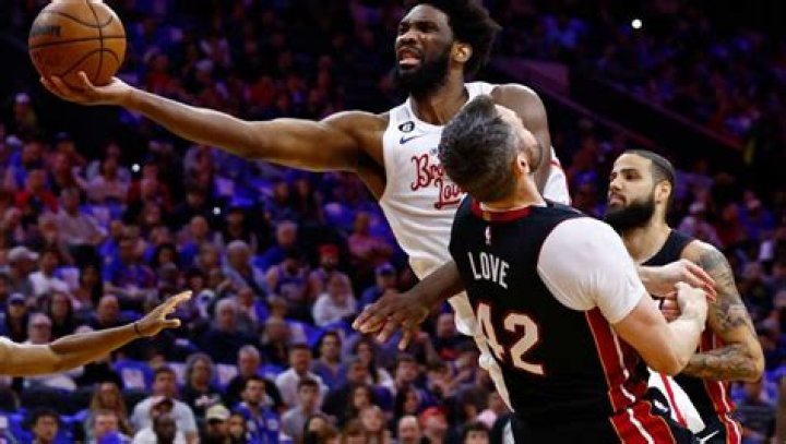Heat stuns 76ers on low scoring night from Embiid