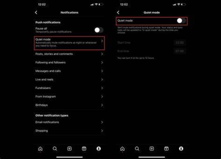 How To Use Instagram Quiet Mode
