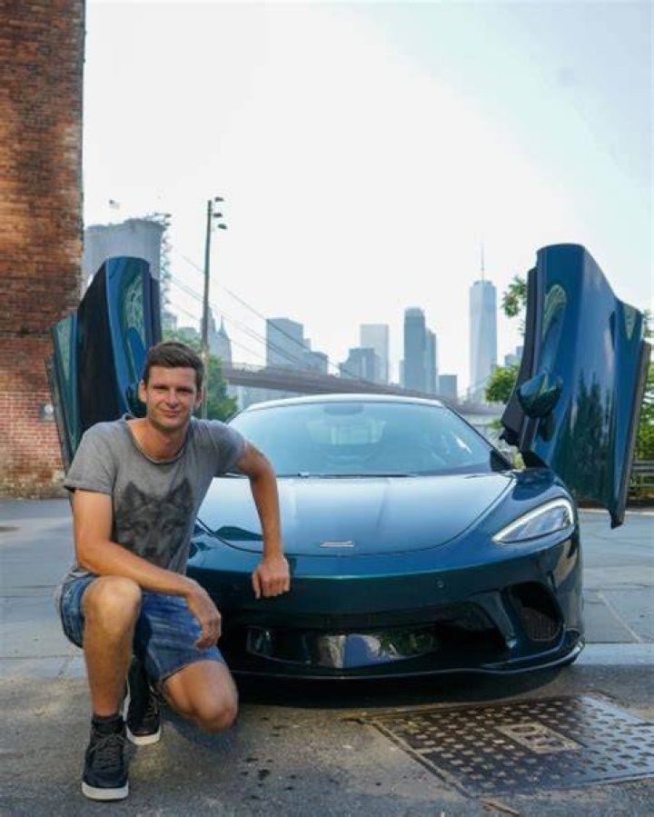 Hubert Hurkacz With His Car