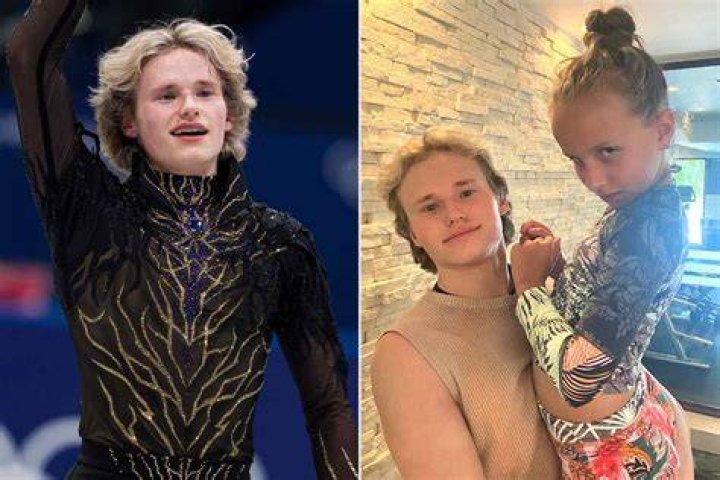 Ilia Malinin With His Little Sister