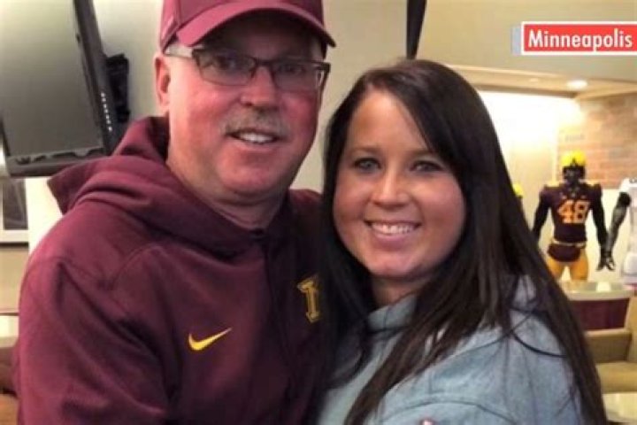 Jerry Kill Pictured With His Daughter, Krystal Kill After A Game