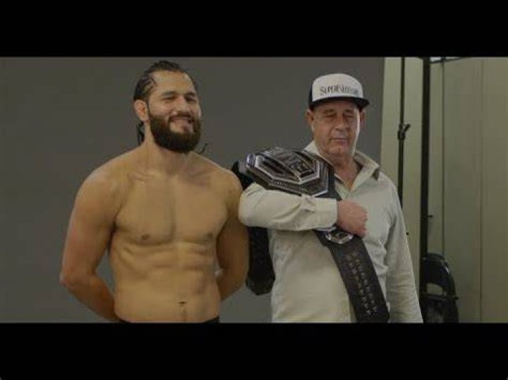 Jorge Masvidal With His Father