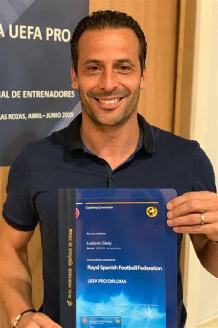 Ludovic Giuly With UEFA Pro License in 2019