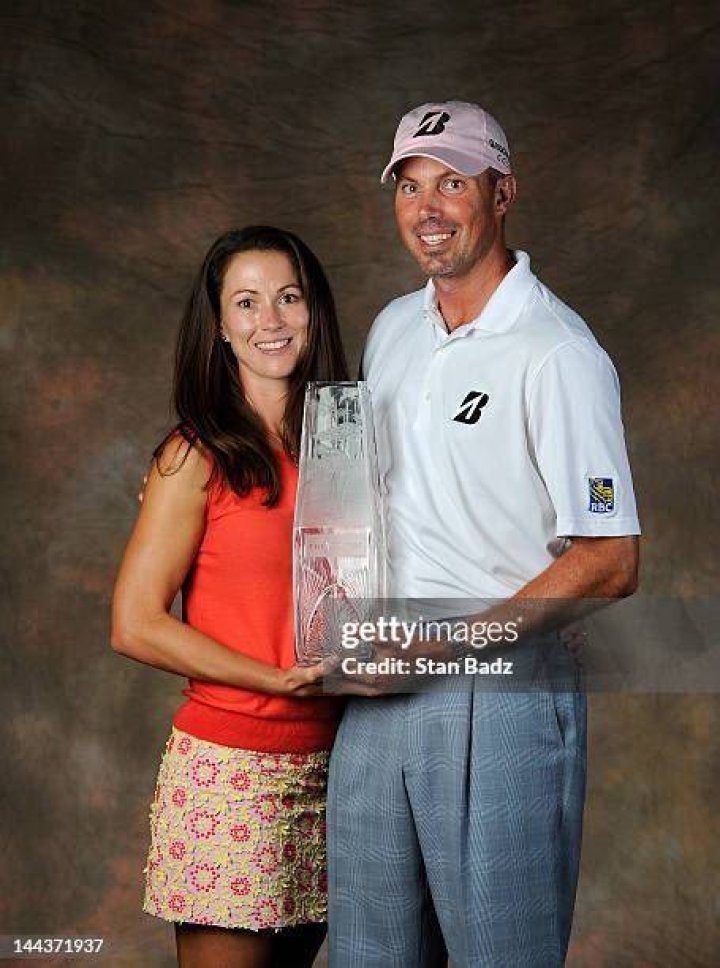 Matt Kuchar With His Wife & Kids