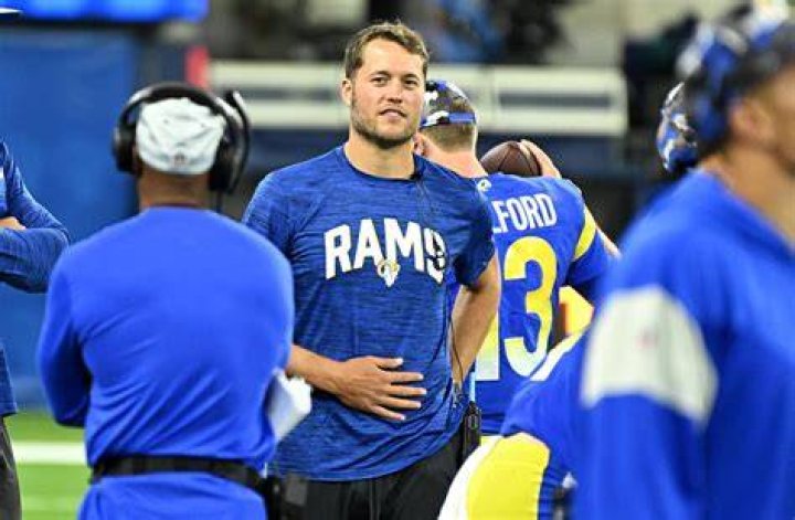 Matthew Stafford During His Game