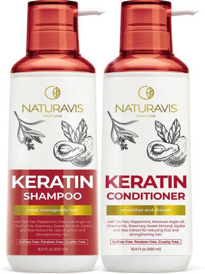 NATURAVIS PURPLE SHAMPOO and CONDITIONER Set For Bleached Hair