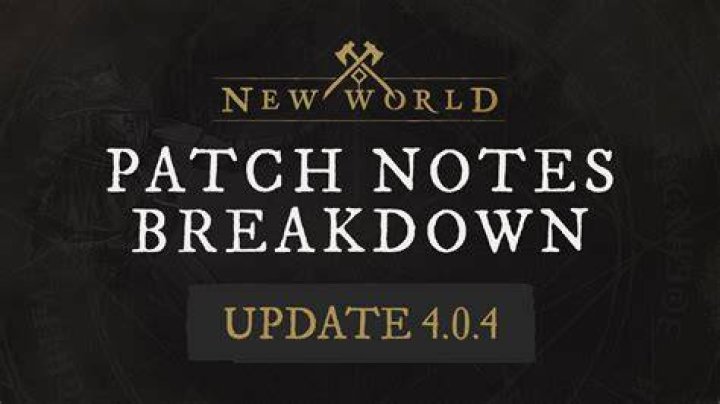 New World Update 1.0.1 Patch Notes