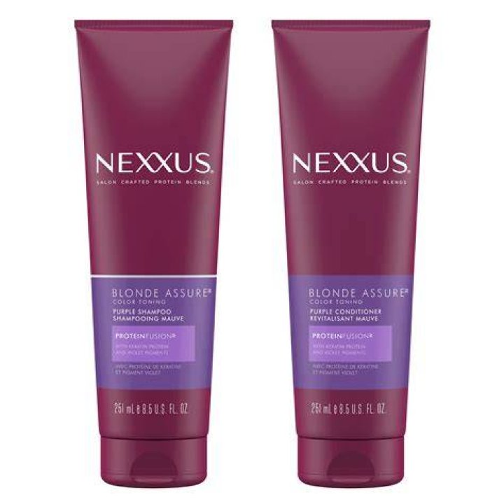 NEXXUS BLONDE ASSURE COLOR TONING PURPLE SHAMPOO For Bleached Hair