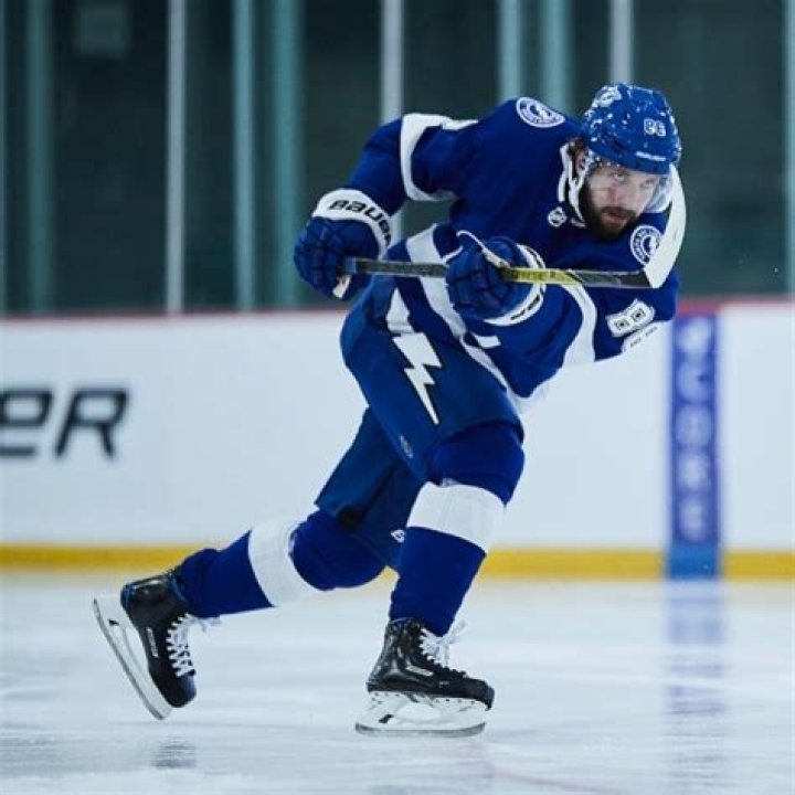 Nikita Kucherov While In Between A Match (Source: Instagram: nikitakucherova86)