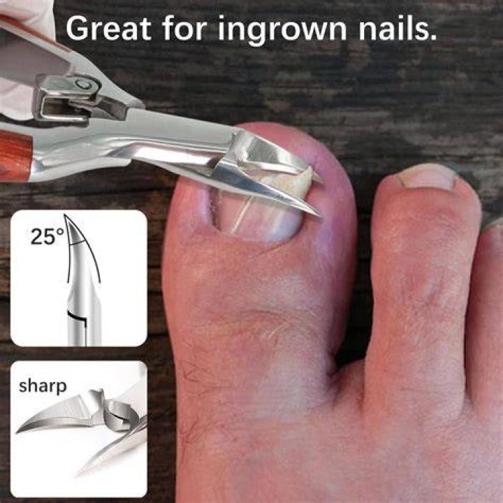 Podiatrist Professional Thick & Ingrown Toe Nail Clippers for Men & Seniors
