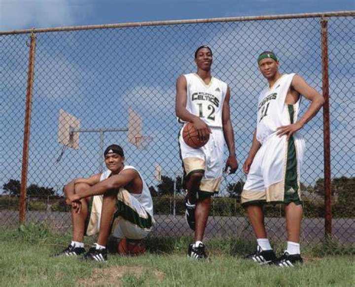 Randolph Morris (right) with Smith and Dwight Howard in his teens (Source: Twitter)