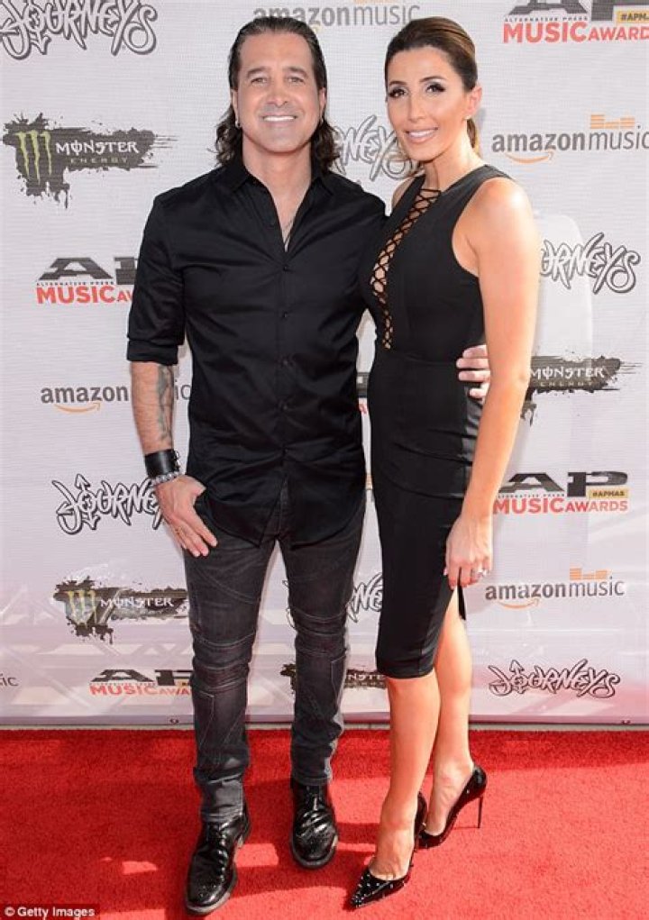 Scott Stapp with his wife