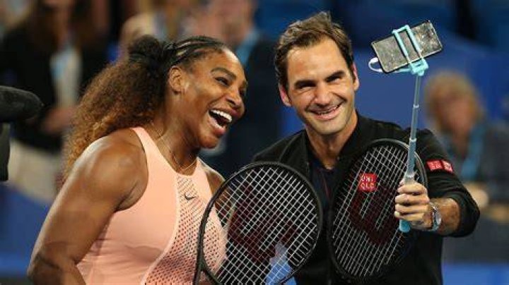 Serena Williams With Roger Federer