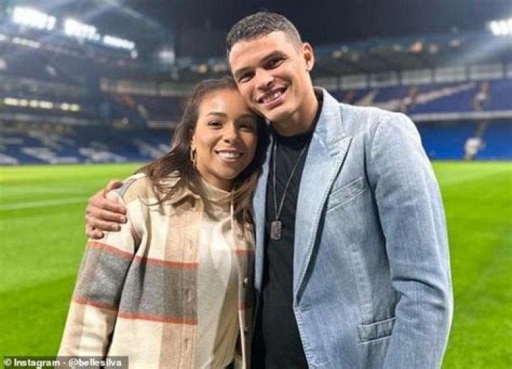 Thiago Silva Pictured With His Wife And Kids As He Wins The Champions League Trophy In 2022 Season With Chelsea