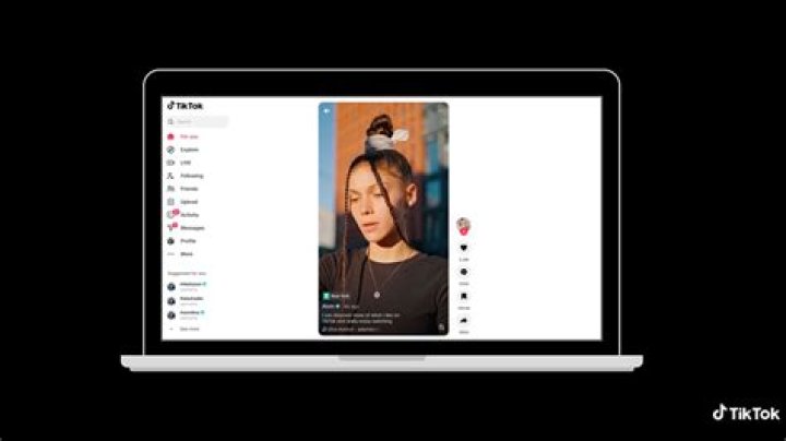 TikTok website next to the TikTok logo
