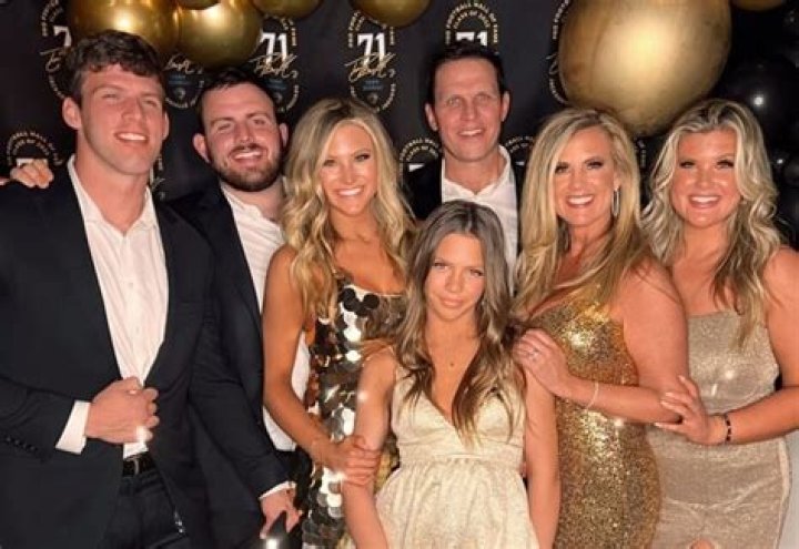 Tony Boselli with his wife and children