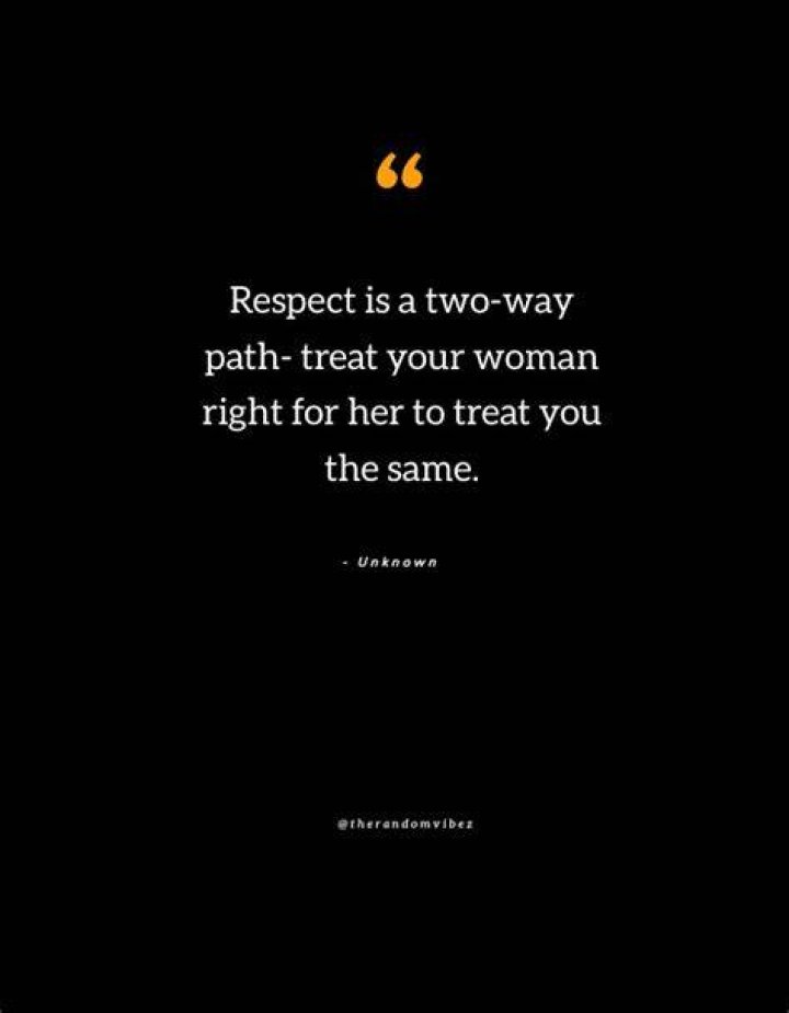 Treat her with respect as a role of a husband Treat her with respect as a role of a husband