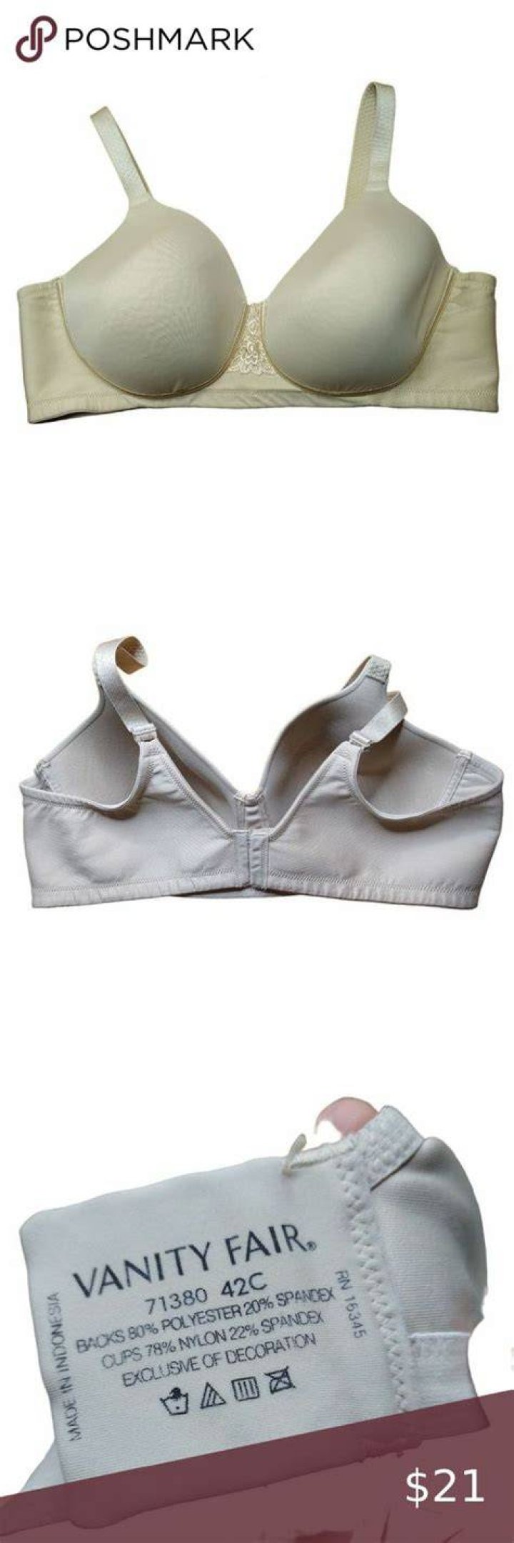 Vanity Fair Beauty Back Full Figure Underwire Minimizer