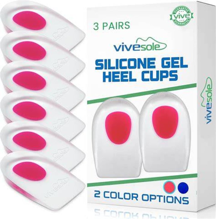 ViveSole Silicone Gel Heel Cups