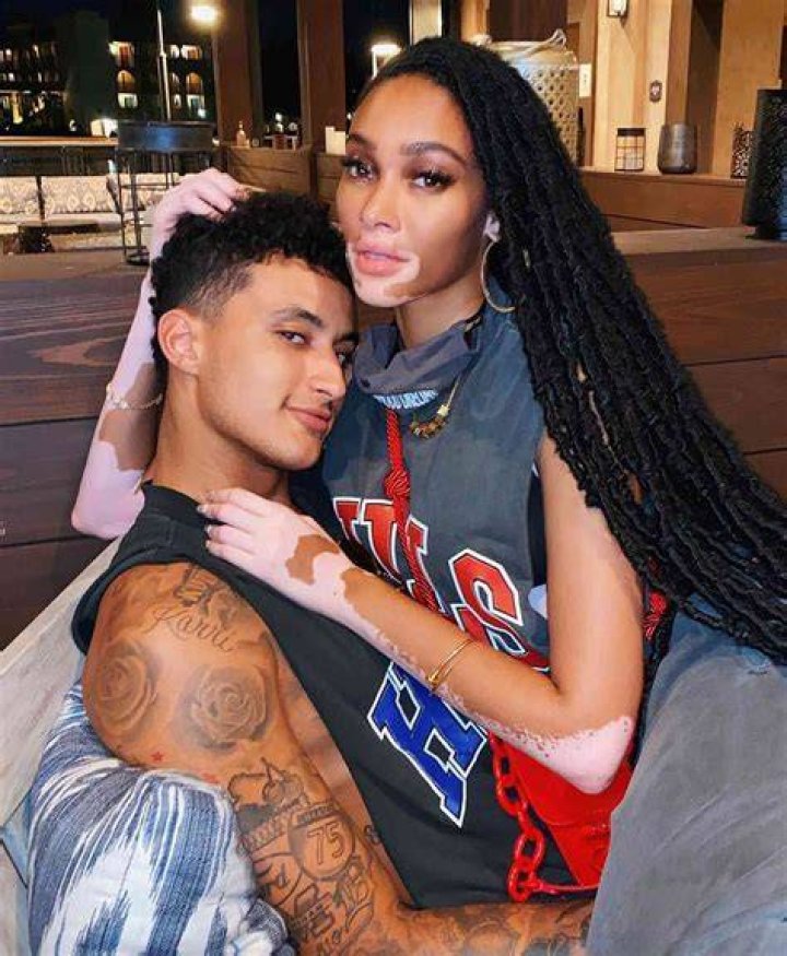Winnie Harlow with Kyle Kuzma (Source: people.com)