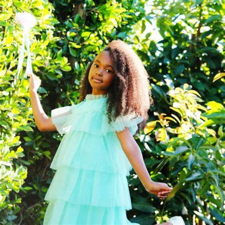 Zhuri Posing Wearing Princess Dress